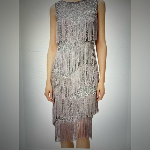 Vintage inspired dress from Babeyond. NWT silver dress only! - Picture 9 of 10